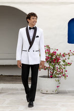 "Park Lane" White Shawl DB Tuxedo Jacket (Separates)