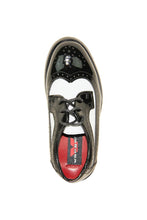 "Chaz" Kids Black & White Tuxedo Shoes