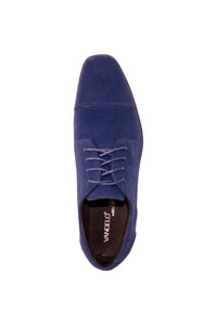 "Croydon" Royal Blue Suede Dress Shoes