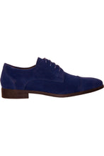 "Croydon" Royal Blue Suede Dress Shoes