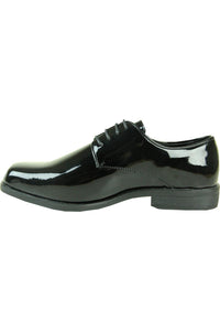 "Sarno" Black Vangelo Tuxedo Shoes