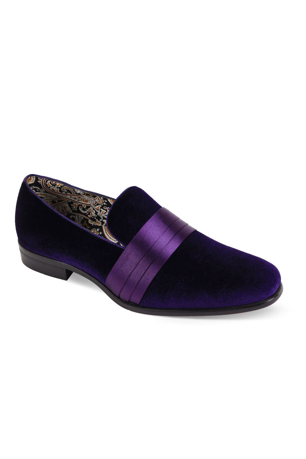 "Velvet Vibes" Purple Tuxedo Shoes