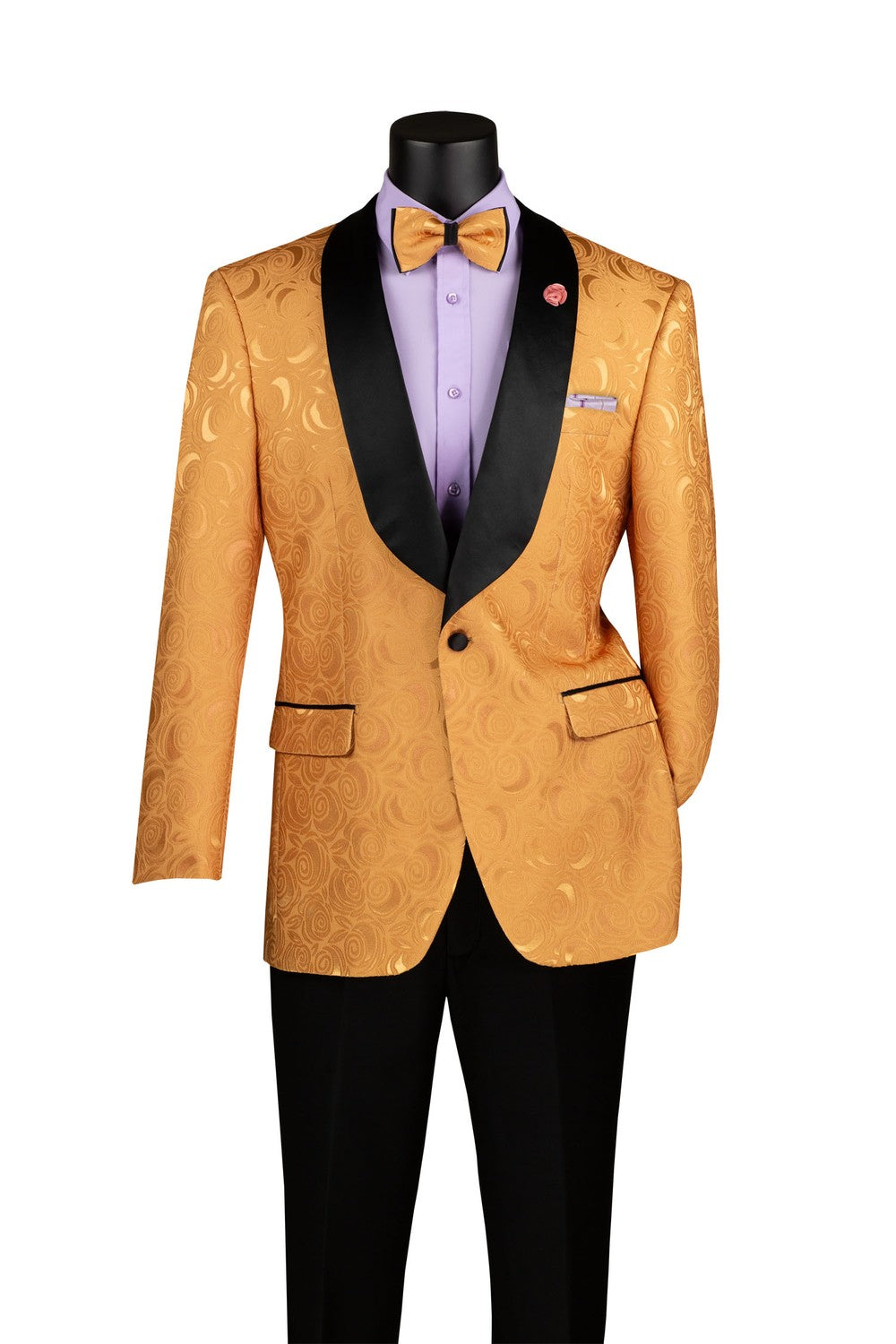 "Impressions" Gold Tuxedo Jacket (Separates)