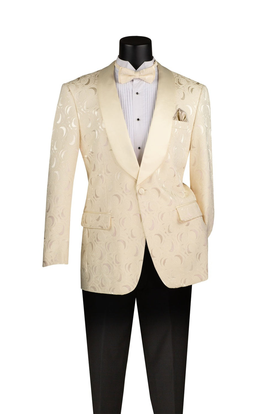 "Impressions" Light Champagne Tuxedo Jacket (Separates)