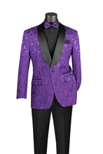 "Impressions" Purple Tuxedo Jacket (Separates)