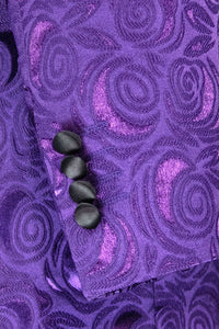 "Impressions" Purple Tuxedo Jacket (Separates)