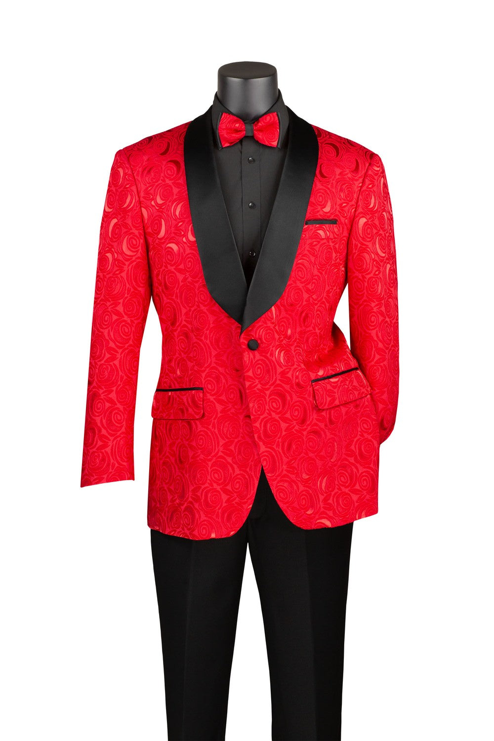 "Impressions" Red Tuxedo Jacket (Separates)