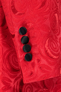 "Impressions" Red Tuxedo Jacket (Separates)