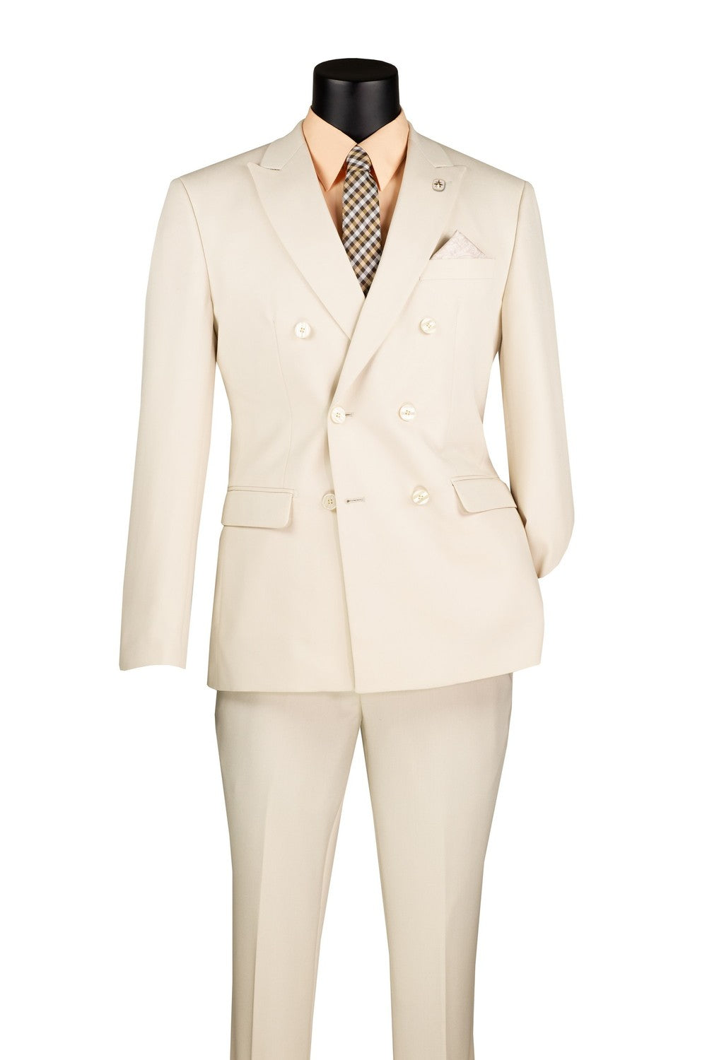 "Apex" Bone White Suit (2-Piece Set)