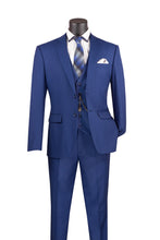 "Preston" Twilight Blue 2-Button Notch Suit (3-Piece Set)