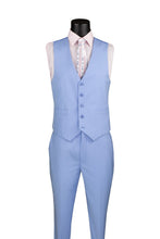 "Preston" Light Blue 2-Button Notch Suit (3-Piece Set)