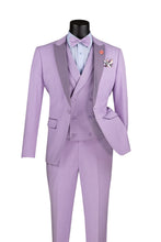 "Flare" Lavender 1-Button Peak Tuxedo (4-Piece Set)