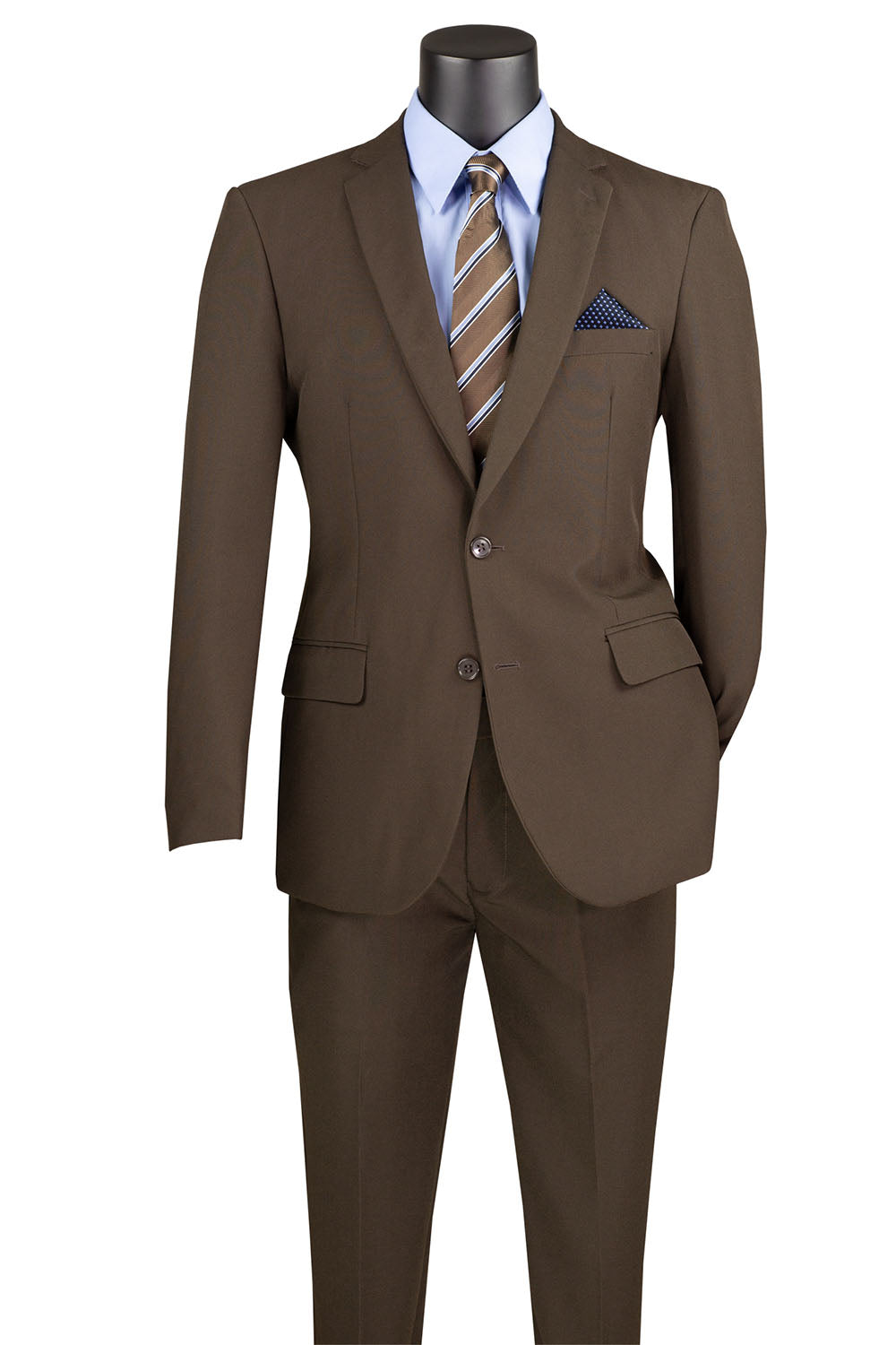 "Versafit" Brown Suit (2-Piece Set)