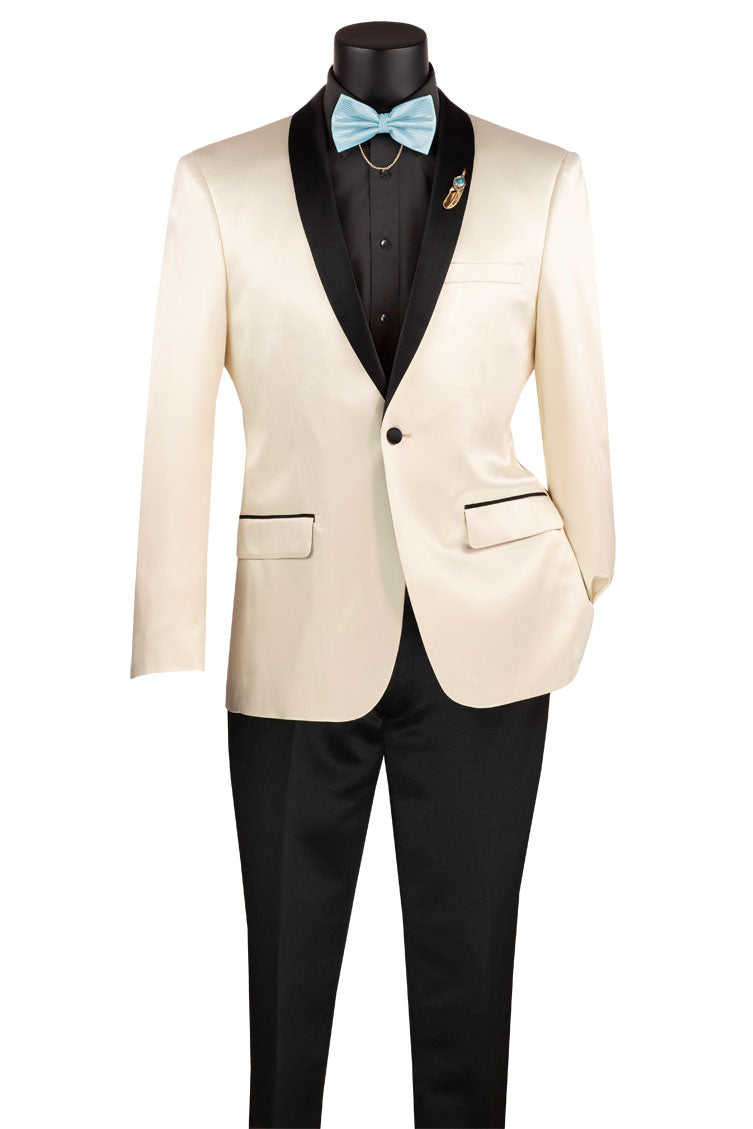 Stretch Sateen Champagne Tuxedo Jacket Separates Buy4LessTuxedo