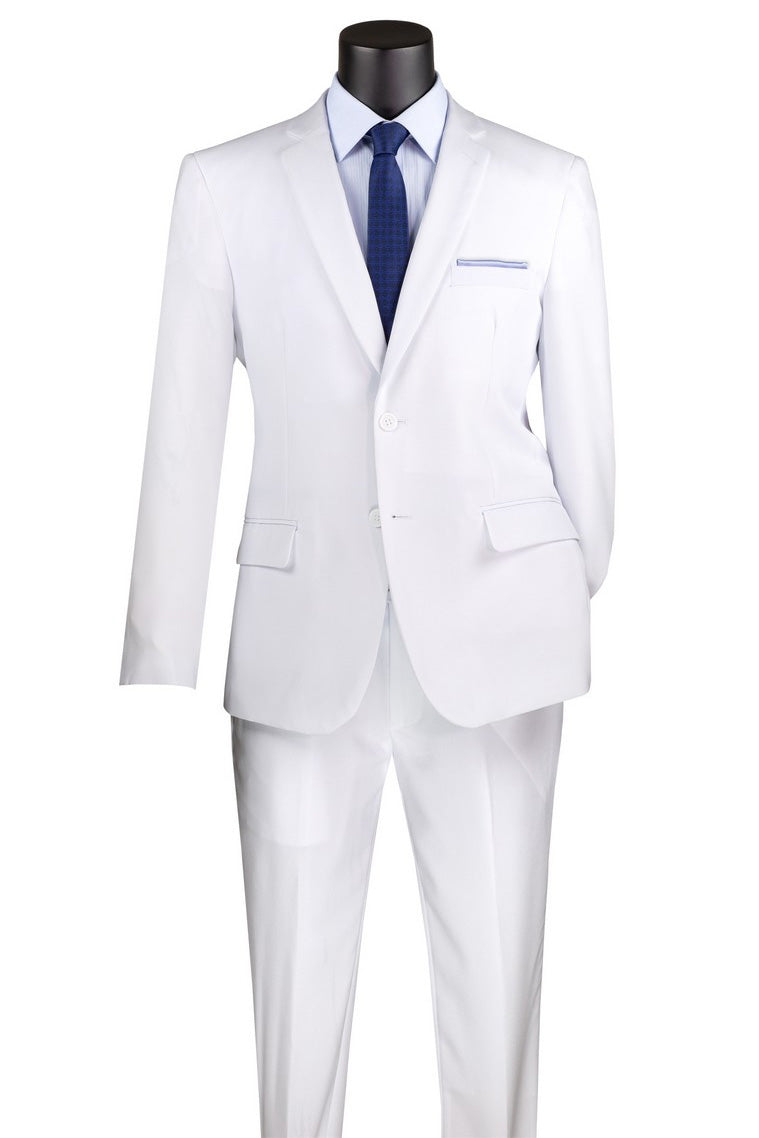 "Versafit" White Suit (2-Piece Set)