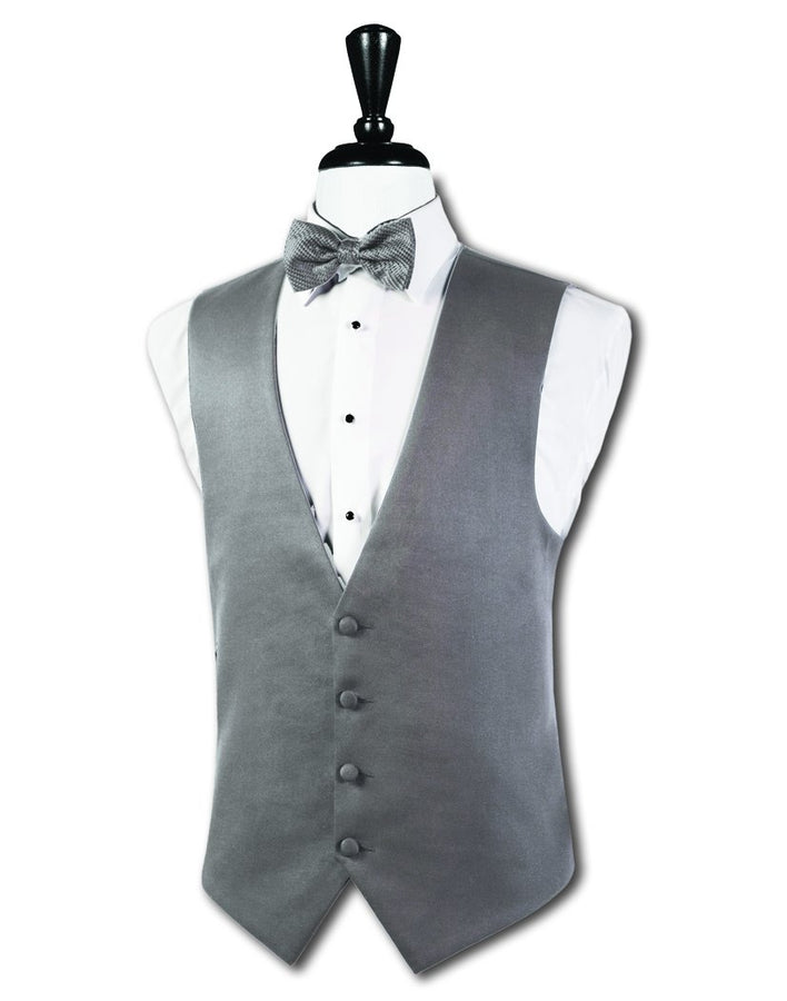 Cardi "Giorgio" Heather Grey Vest