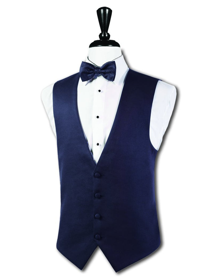 Navy Midnight Mason Tuxedo Vest