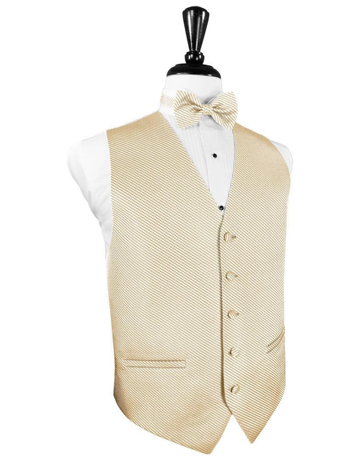 Light Champagne Venetian Tuxedo Vest