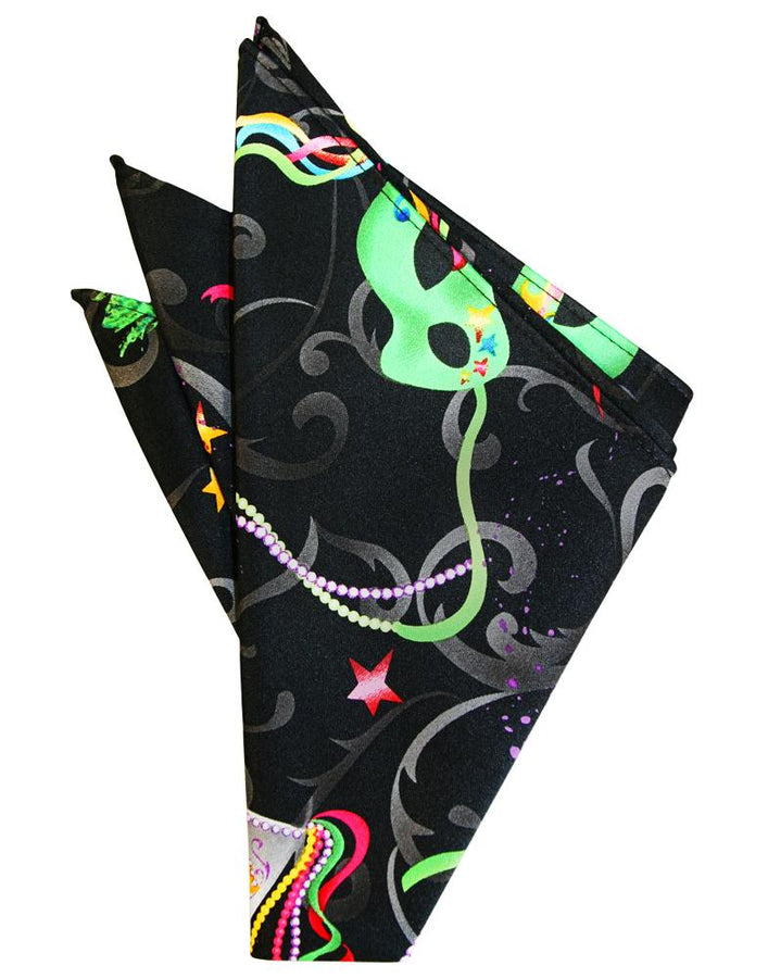 Cardi Mardi Gras Pocket Square