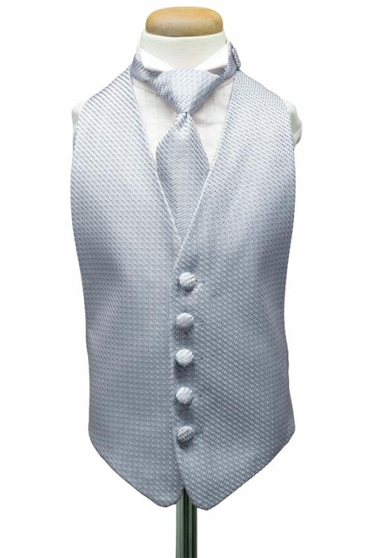 Cardi Powder Blue Venetian Kids Tuxedo Vest