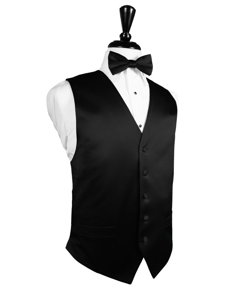 Black Noble Silk Tuxedo Vest – Buy4LessTuxedo.com