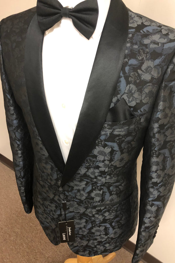 Frederico Leone "Stefano" Black Tuxedo Jacket (Separates)