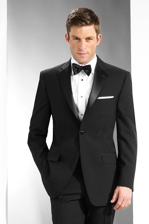 Neil Allyn "Aiden" Black Tuxedo Jacket (Separates)