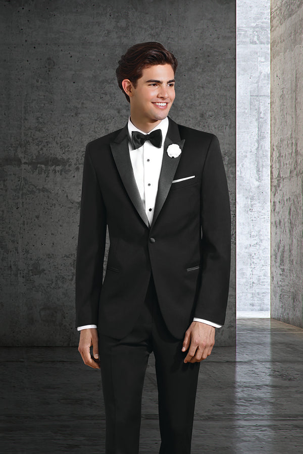 "Providence" Black Tuxedo Jacket (Separates)