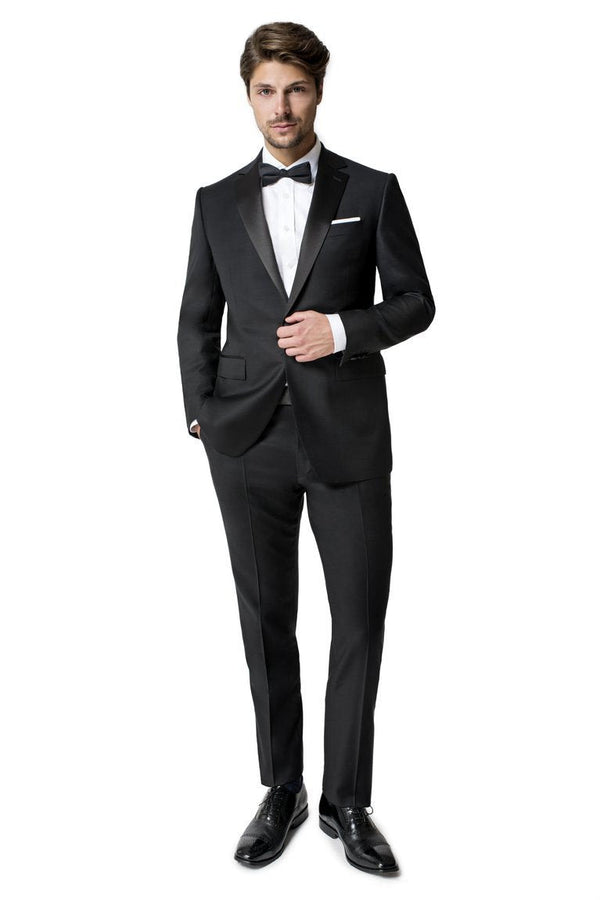 Paul Betenly "Nelson" Black 1-Button Notch Tuxedo