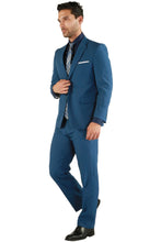 Paul Lorenzo 1969 Paul Lorenzo 1969 Indigo Solid Slim Fit Suit