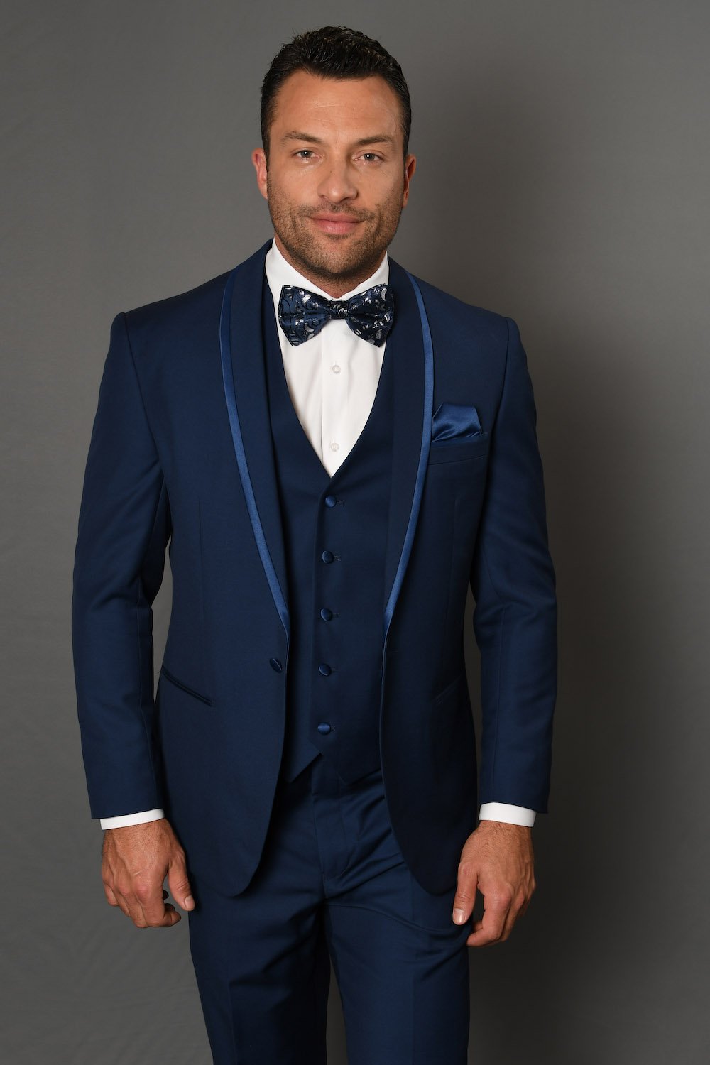 Statement "Caesar" Sapphire 1-Button Shawl Tuxedo