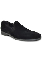 Vangelo "Chelsea" Black Suede Tuxedo Shoes